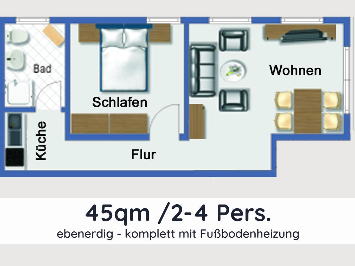 Der Fuchsbau - Fewo Lepetit - Im Sonnigen Harz - Hunde Willkommen - 100M Bis Zum Wald - Free Wlan Apartment Бад Захса Екстериор снимка